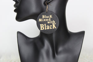 Black Mixed w/ Black Earrings