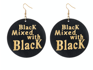 Black Mixed w/ Black Earrings