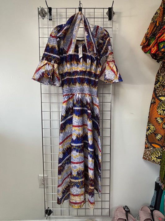 Daughters of the Soil Dress w/Purse and Head Wrap