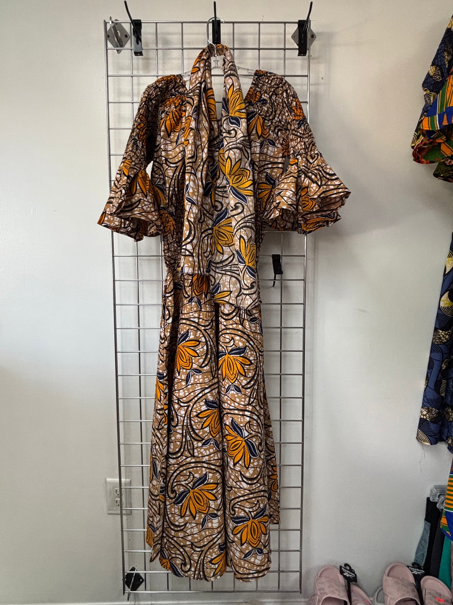 Ama Luxe Dress w/Purse & Head Wrap
