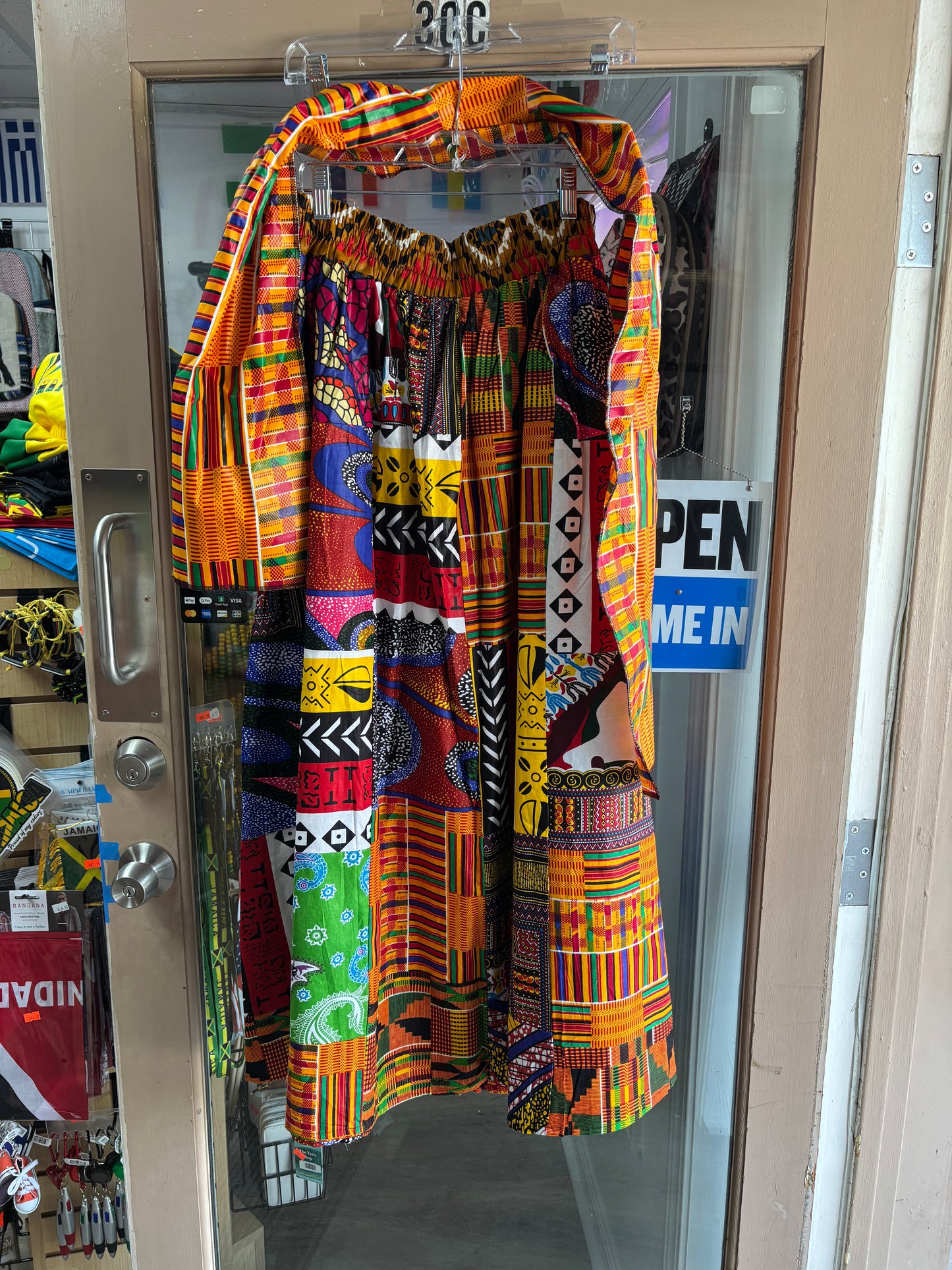 Sahara Dusk Skirt w/Head Wrap