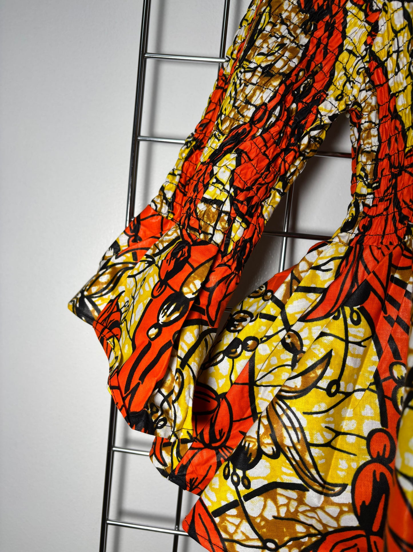 Women’s African Print Peplum Top & Mermaid Skirt Set